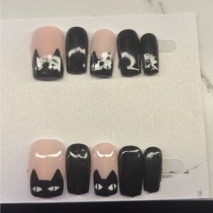 Black Cat Nail Art Set